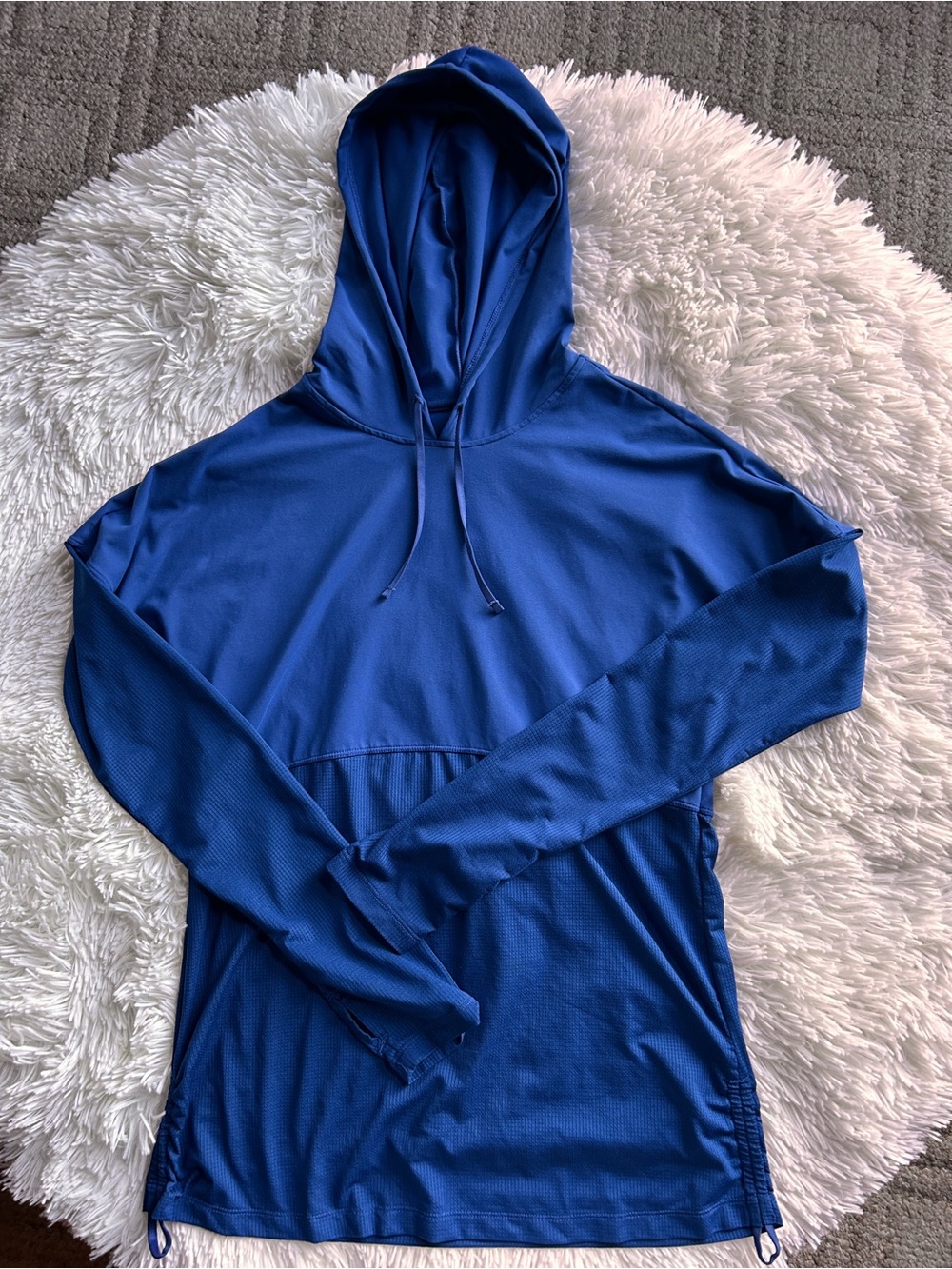 Fabletics Royal Blue Lightweight Hoodie - Size Medium